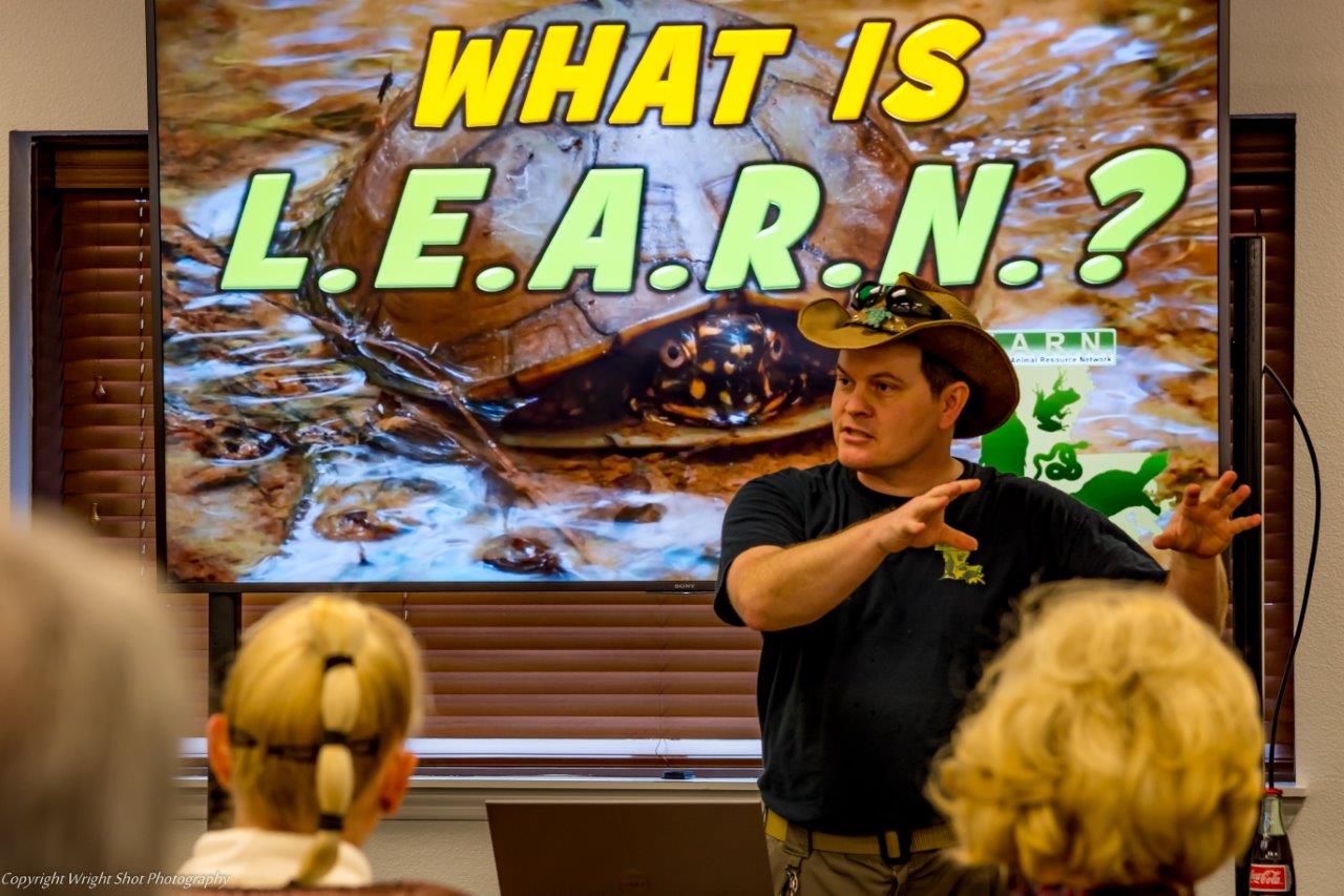 Micha Petty giving a Master Naturalist workshop